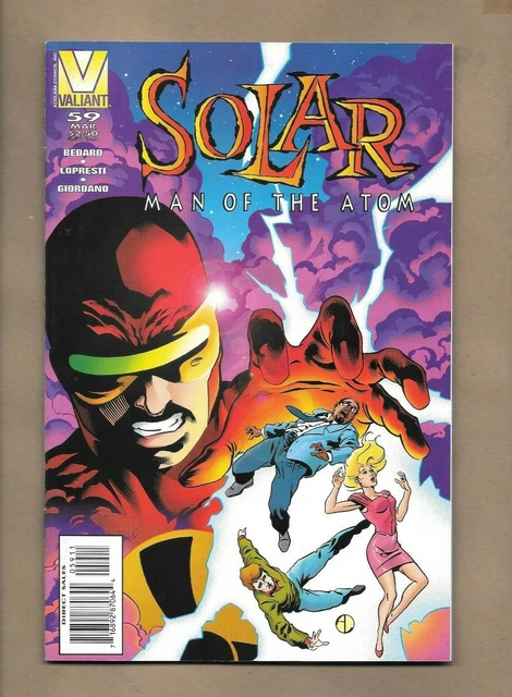 Solar Man of the Atom #59 (Mar, 1996) Acclaim Comics Aaron Lopresti Art VF 8.0