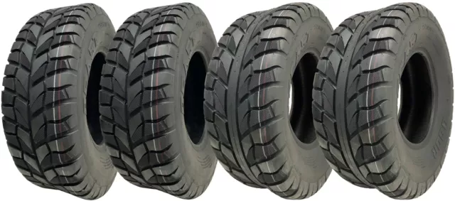 25x10.00-12 & 25x8.00-12 ATV Tyres 6ply WP08 OBOR Beast Road Legal (Set of 2&2)