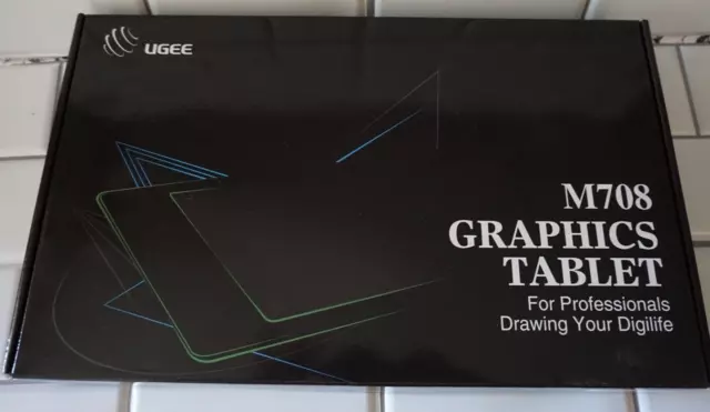 UGEE M708 Professionals Graphics Drawing Tablet USB 10" x 6" Drawing Area Mac PC