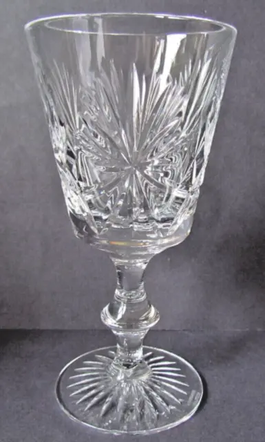 Edinburgh Crystal Star Of Edinburgh 6" Claret Wine Glasses (10012)