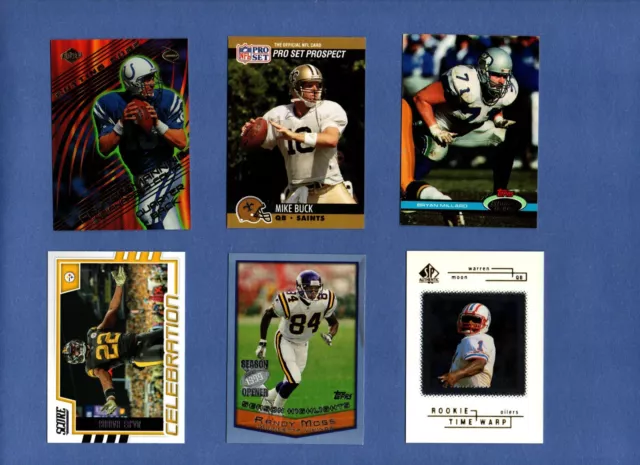 Modern Age NFL Rookie Insert Serial #d Football Sports Trading 24 Card Lot LOOK