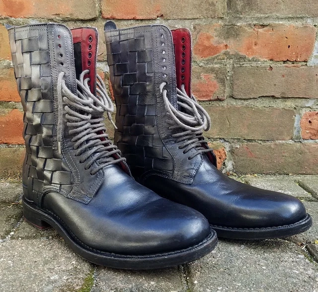 NWOT Brown Cole Rood Haan Leather Boots 8.5 M Made in Italy RARE Limited Edition Cole, Rood & Haan Co. | AW09 | A Continuous Lean main image 3
