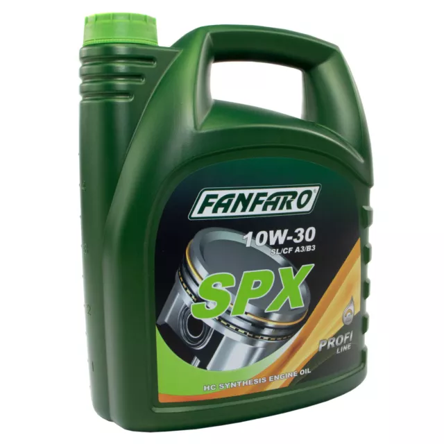 5 (1x5) Liter FANFARO 10W-30 SPX Motoröl Motorenöl Öl Oel VW 501.01 505.00 MB