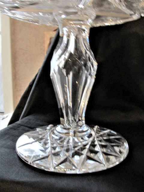 American Brilliant Large Comport with Extra Fine Stem 3