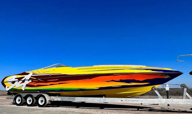2008 Kachina 34' Drone Canopy Mid Cabin Open Bow 496 HO's 67 Hours
