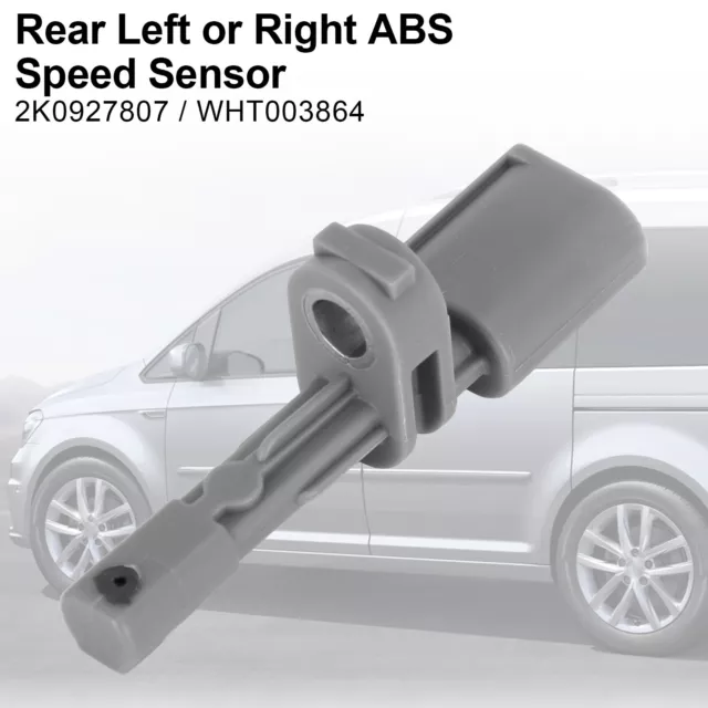 Rear Left or Right ABS Speed Sensor für VW Caddy Golf WHT003864 2K0927807