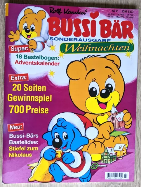 Rolf Kaukas Bussi Bär Sonderausgabe Nr. 2 Weihnachten Bastelbogen Z 2 B2207