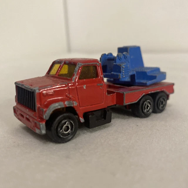 Camion Benne Majorette MAN Rouge échelle 1/100 (5.2 Pouces) Métal - Neuf, Collection Voitures