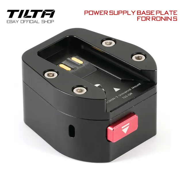 Cargador de placa base de fuente de alimentación Tilta para batería de montaje dorado/en V para DJI Ronin S