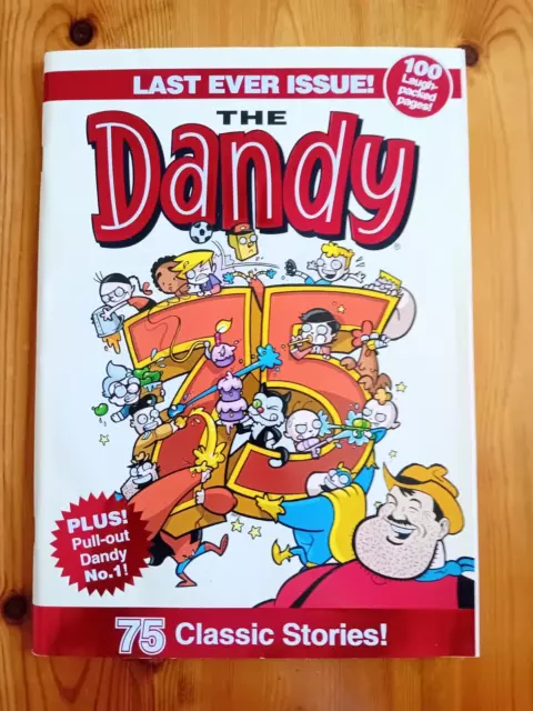 The Dandy Comic Last Ever Issue RED FOIL Edition. Fantastic Condition