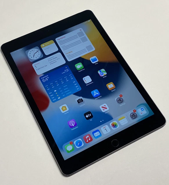 Apple iPad Air 2nd Generation 16GB A1567 Gray  WiFi + Cellular Tablet..