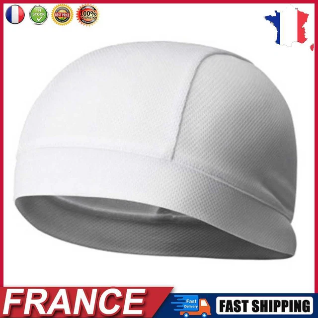 Breathable Cycling Skull Cap Helmet Lining Outdoor Sport Equipment (White) fr