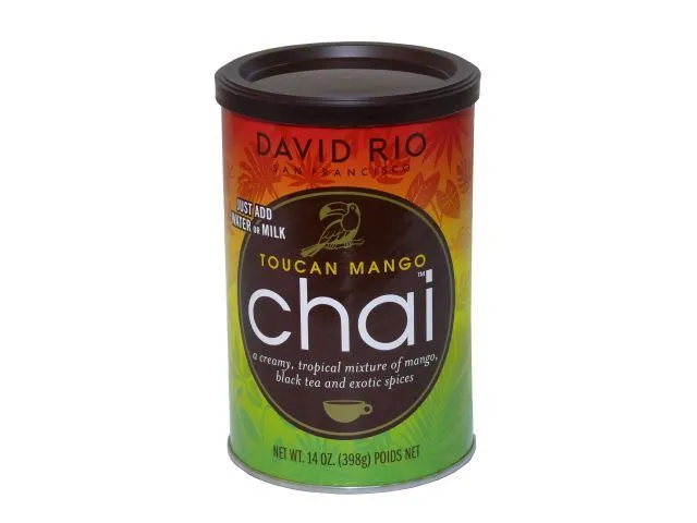 David Rio Chai Toucan Mango 398g - Tee für Chai Latte  - Consumer Dose