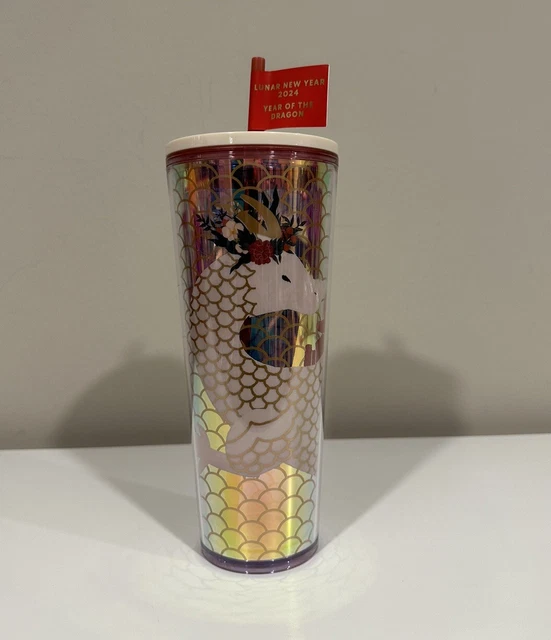 2024 STARBUCKS YEAR of the Dragon Lunar New Year Tumbler 24oz Cold Cup