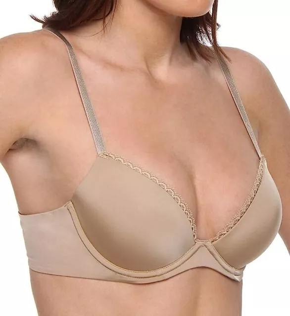 Calvin Klein Seductive Comfort Customized Lift Bra F2892 Color  Dune Nude  32DD