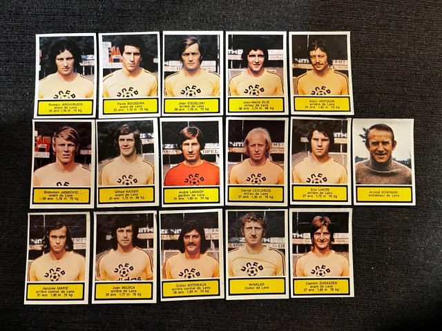 Vignettes Ageducatif 1974/75 Equipe Red Star Complete Rare No