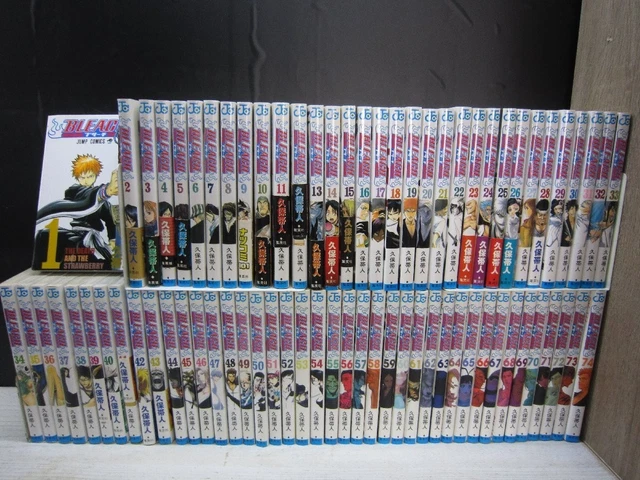 Lot Manga Bleach Japonais Vol.1-74 - Set Complet Shonen Jump - Occasion