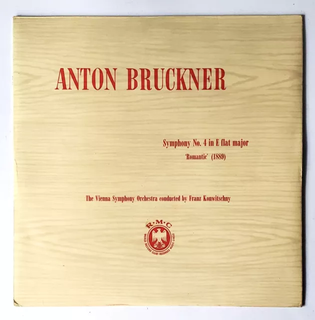 Bruckner Symphony No. 4 - Vienna Symphony Orchestra (UK Mono Vinyl LP) Excellent
