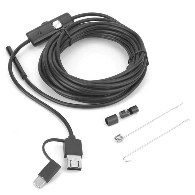 HD 5,5 mm USB-Endoskopkamera IP67 Android wasserdichte Inspektion 3-in-