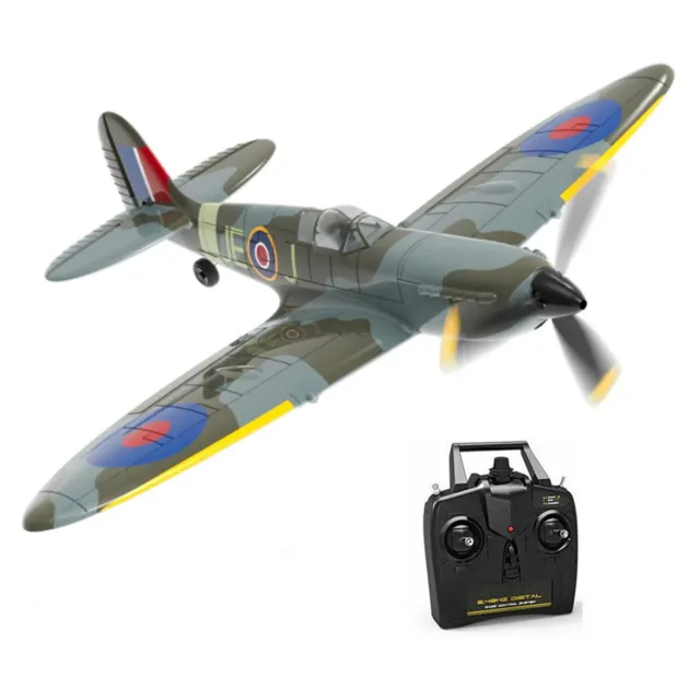 Eachine Spitfire RC Warbird 2.4G 400mm Wingspan RTF With 2 Batteries AU Stock