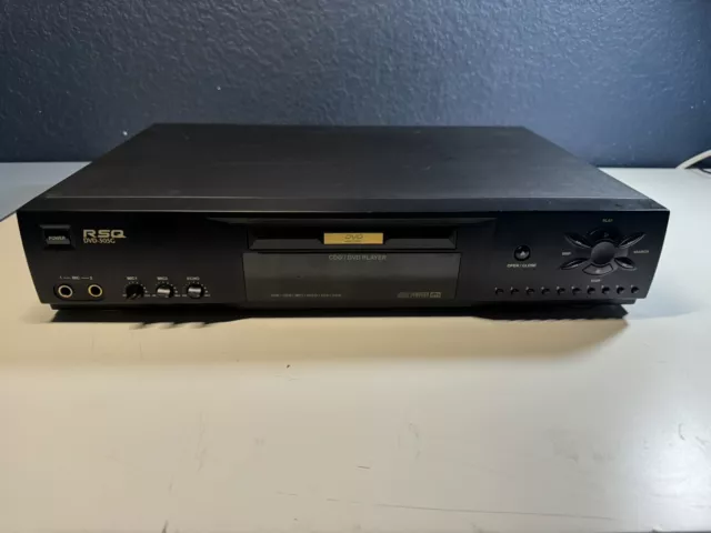 RSQ DVD-505G CDG DVD CD Player/Karaoke With Remote and RCA Cables