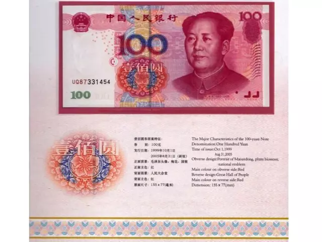CHINA 5th Series 6 notes SAME SERIAL NUMBER Set in Album, Uncirculated! 3