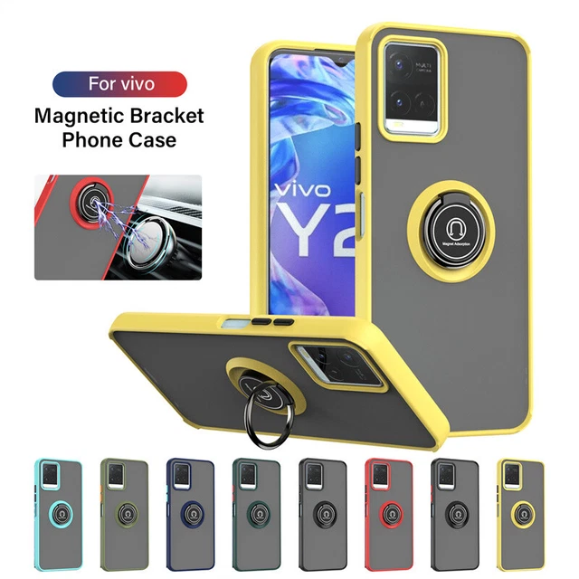 Case For VIVO X70 Y76 Y55 Y52 Y51 Y21 Y20 Y15s Y02S V21E V21 T2 Ring Hard Cover