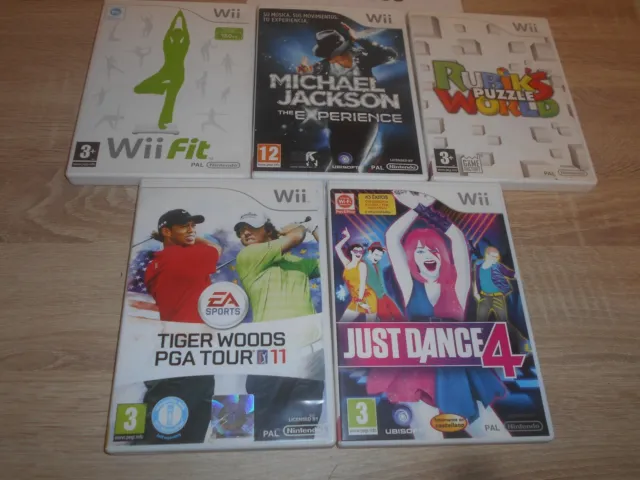 WII - PACK De 5 Juegos Variados Para Wii , Pal Español , Completo EUR 15,00  - PicClick IT
