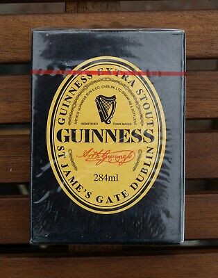 Guinness Extra Stout Deck Pack of Advertising Playing Cards - NEW FACTORY SEALED