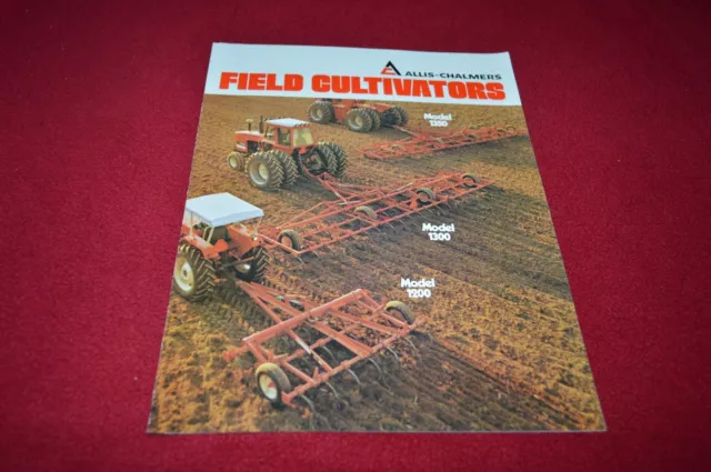 Allis Chalmers 1200 1300 1350 Field Cultivator Dealer's Brochure YABE14