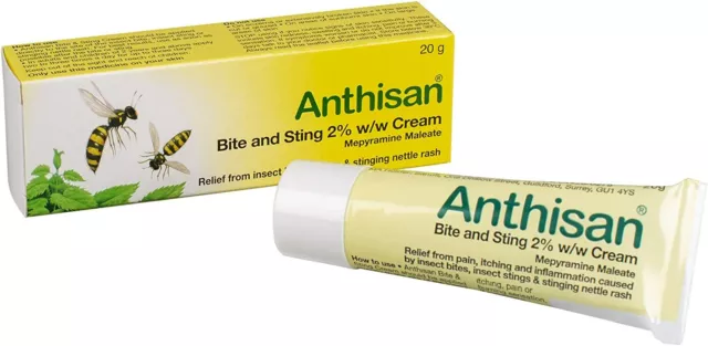 Anthisan 20g Bite & Sting Cream Relief From Insect Bites