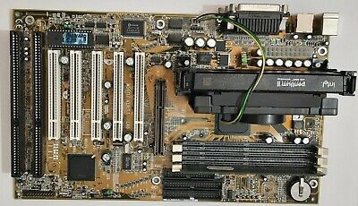 MSI MS-6117 Slot 1 440LX AGP ISA Mainboard + Pentium II 300MHz + 128MB SD-RAM