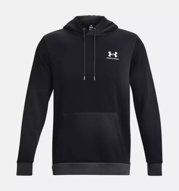 Under Armour Essential Fleece - Felpa Con Cappuccio Nero - Taglia L Uomo Felpe