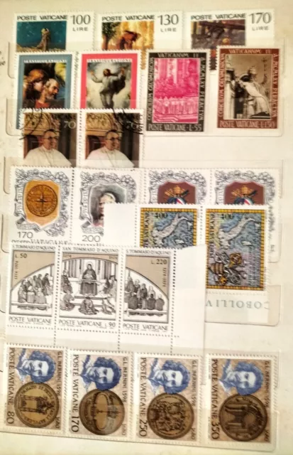 lotto francobolli Italia Repubblica, Italia Regno e Vaticano in album