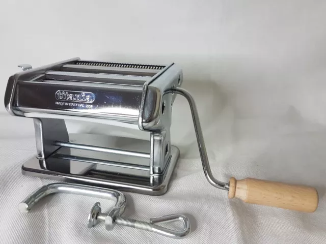 Titania Pasta Macchina In Scatola Imperia & Monferrina Made In Italy Acciaio Cromato Rara