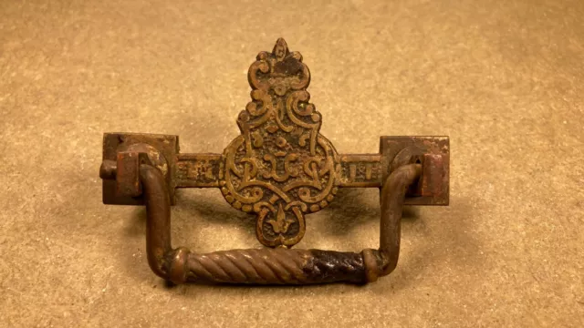 Antique Drawer Pull Handle Ornate Victorian Replacement Part Hardware Dresser