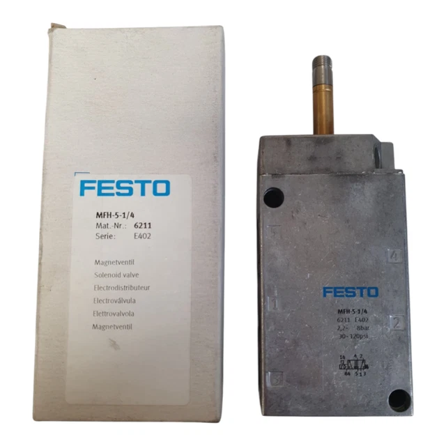 VALVOLA MAGNETICA FESTO 6211 MFH-5-1/4 G 1/4 Larghezza 7Mm 1Pz - Foto 11