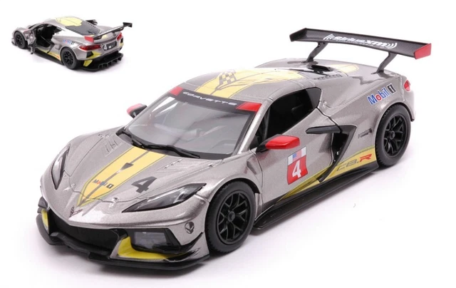 Auto Miniature Corvette-05 Avec Horloge Intégrée - Fabrication Française