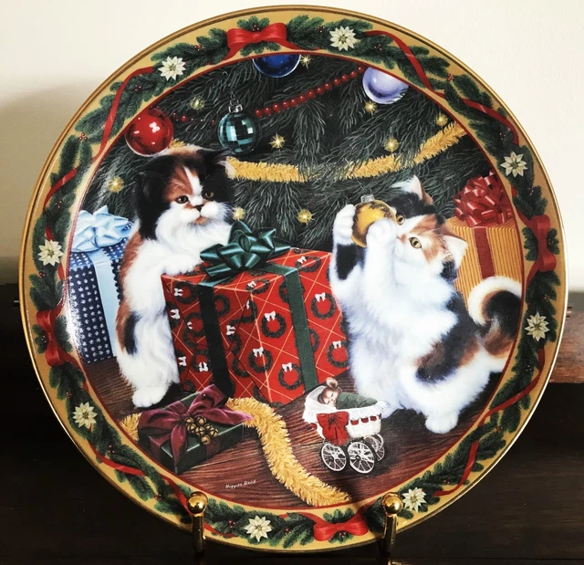RARE Ltd Bradford Exchange 1994 Santa's Helpers Collectable Plate Numbered