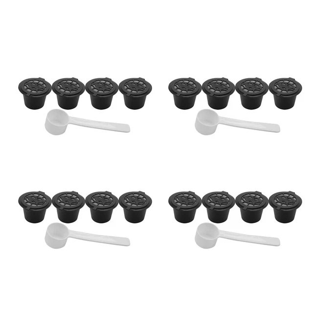 6 Capsules Café Réutilisables Pour Dolce Gusto - Filtre Lavable, Avec Cuillère Et Brosse - Économiques Et écologiques