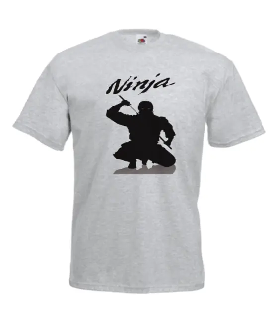 T-shirt Ninja Karate Fighter Boxing Natale Idea regalo uomo donna S-2XL