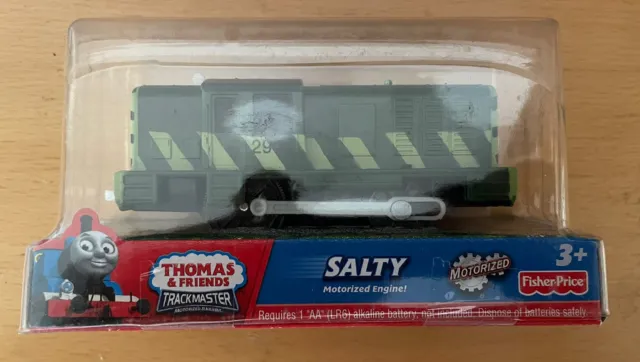 Fisher Price Trackmaster Thomas Train Battery Operated Green Salty!