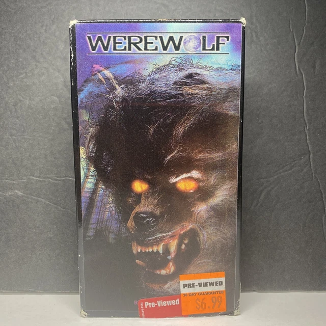 WEREWOLF VHS 1996 90’s Horror Cult BMOVIE Richard Lynch SUPER RARE 3D