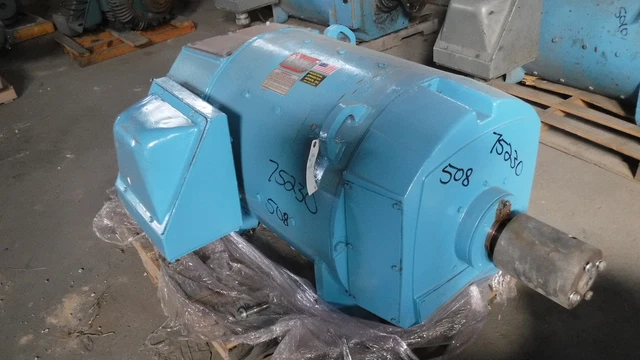 30 HP DC General Electric Motor, 300 RPM, 508AT Frame, DPFV, 500 V