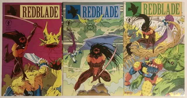 Redblade #1 2 3 VF/NM Complete Series Dark Horse Comics Lot High Grade Set 1-3