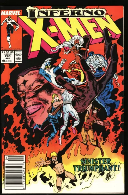 Uncanny X-Men #243 • Inferno • Mr. Sinister • Chris Claremont • Marvel Comics