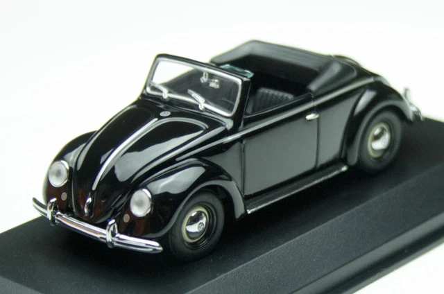 Minichamps 1/43 VW Hebmüller Cabriolet – Noir, édition Limitée, Neuve