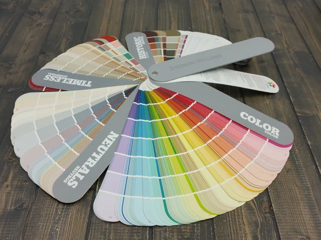 SHERWIN WILLIAMS FAN Deck Paint Color Samples Interior Fandeck Year sherwin-williams-fan-deck-paint-color-samples-interior-fandeck-year