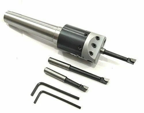 Boring Head Diameter 1.5" Inches With Carbide Tools 2Mt Shank (M10 X 1.5 Drawbar
