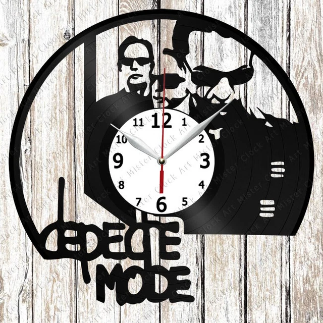 DEPECHE MODE VINYL Wanduhr aus Vinyl Schallplatte Originalgeschenk 2629 ...